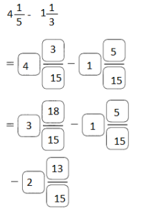 Math in Focus Grade 5 Chapter 3 Practice 6 Answer Key Subtracting Mixed ...