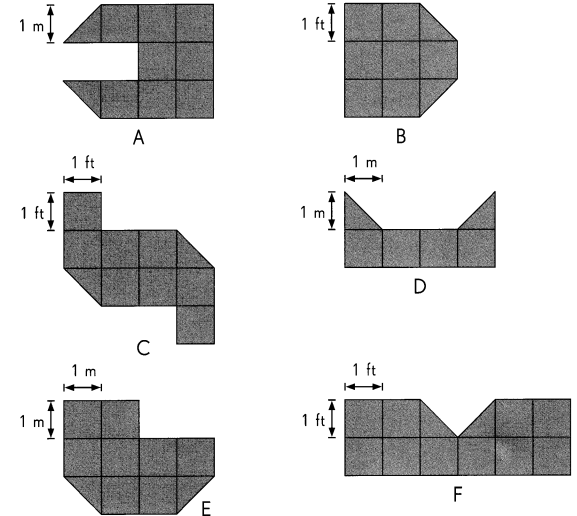 Math in Focus Grade 3 Chapter 19 Practice 3 Answer Key Square Units (m² and ft²) 5