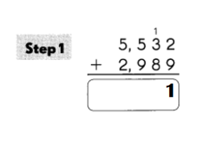Math-in-Focus-Grade-3-Chapter-3-Practice-3-Answer-Key-Addition-with-Regrouping-in-Ones-Tens-and-Hundreds-Follow the steps to add-Fill in the blanks-1