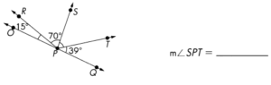 Math in Focus Grade 5 Chapter 12 Practice 1 Answer Key Angles on a Line ...