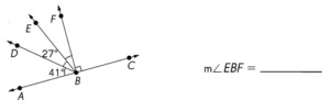 Math in Focus Grade 5 Chapter 12 Practice 1 Answer Key Angles on a Line ...