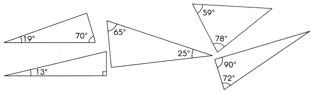 Math in Focus Grade 5 Chapter 13 Practice 1 Answer Key Right, Isosceles, and Equilateral Triangles 4