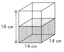 Math in Focus Grade 5 Chapter 15 Practice 6 Volume of a Rectangular Prism and Liquid 13