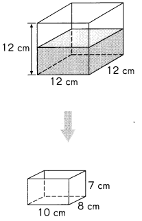 Math in Focus Grade 5 Chapter 15 Practice 6 Volume of a Rectangular Prism and Liquid 14