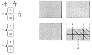 Math in Focus Grade 5 Chapter 3 Practice 6 Answer Key Subtracting Mixed ...