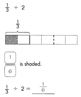 Math in Focus Grade 5 Chapter 4 Practice 6 Answer Key Dividing Fractions and Whole Numbers 1