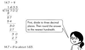 Math in Focus Grade 5 Chapter 9 Practice 3 Answer Key Dividing Decimals ...