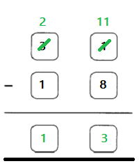 Math in Focus Grade 1 Chapter 13 Practice 4 Answer Key Subtraction with Regrouping 13