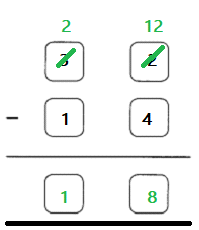 Math in Focus Grade 1 Chapter 13 Practice 4 Answer Key Subtraction with Regrouping 14