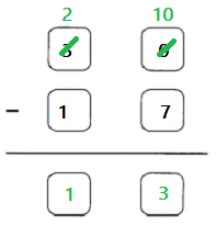 Math in Focus Grade 1 Chapter 13 Practice 4 Answer Key Subtraction with Regrouping 15