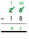 Math in Focus Grade 1 Chapter 13 Practice 4 Answer Key Subtraction with Regrouping 9