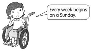 Math in Focus Grade 1 Chapter 15 Practice 1 Answer Key Using a Calendar ...