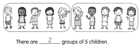 Math in Focus Grade 1 Chapter 18 Practice 3 Answer Key Finding the Number of Groups 1