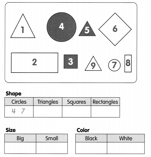 Math in Focus Grade 1 Chapter 5 Practice 7 Answer Key Making Patterns with Plane Shapes 1