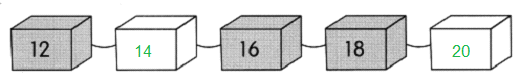 Math in Focus Grade 1 Chapter 7 Practice 4 Answer Key Making Patterns ...