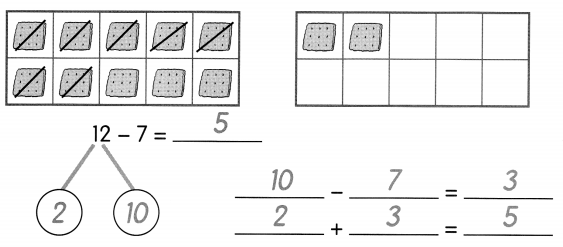 Math in Focus Grade 1 Chapter 8 Practice 4 Answer Key Ways to Subtract 12