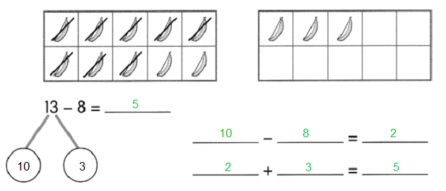 Math in Focus Grade 1 Chapter 8 Practice 4 Answer Key Ways to Subtract_11