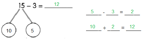 Math in Focus Grade 1 Chapter 8 Practice 4 Answer Key Ways to Subtract_7