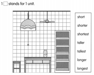 Math in Focus Grade 1 Chapter 9 Practice 5 Answer Key Finding Length in ...