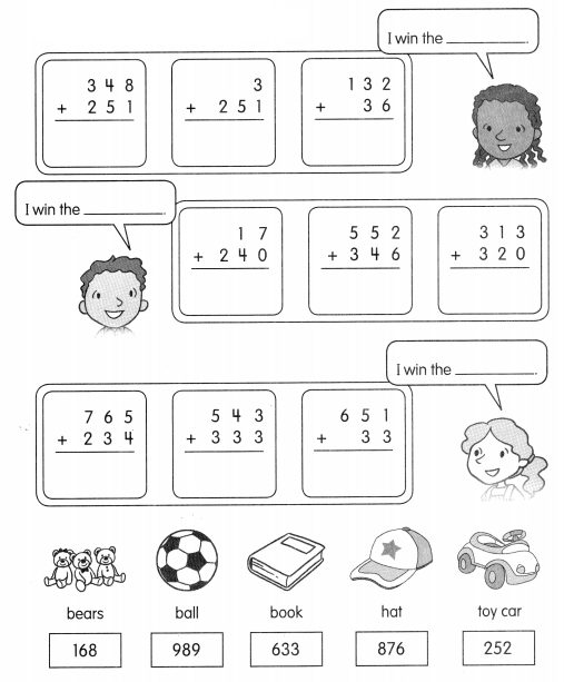 Math in Focus Grade 2 Chapter 2 Practice 1 Answer Key Addition Without Regrouping 6