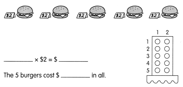Math in Focus Grade 2 Chapter 6 Practice 2 Answer Key Multiplying 2 Using Dot Paper 3