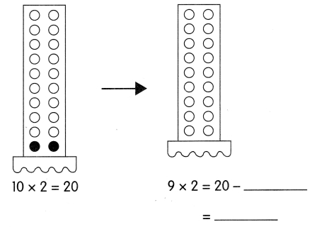 Math in Focus Grade 2 Chapter 6 Practice 2 Answer Key Multiplying 2 Using Dot Paper 6
