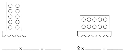 Math in Focus Grade 2 Chapter 6 Practice 2 Answer Key Multiplying 2 Using Dot Paper 8