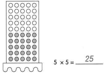 Math in Focus Grade 2 Chapter 6 Practice 4 Answer Key Multiplying 5 Using Dot Paper 7