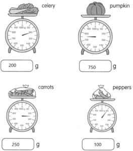 Math in Focus Grade 2 Chapter 8 Practice 4 Answer Key Comparing Masses ...