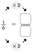 Math in Focus Grade 3 Chapter 14 Practice 3 Answer Key More Equivalent Fractions 4