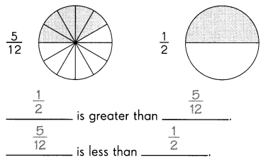 Math in Focus Grade 3 Chapter 14 Practice 4 Answer Key Comparing Fractions 1