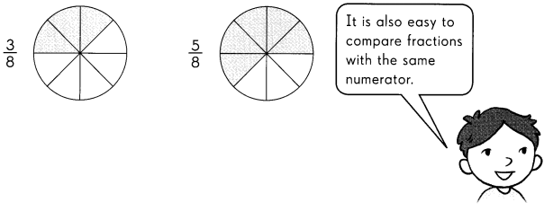 Math in Focus Grade 3 Chapter 14 Practice 4 Answer Key Comparing Fractions 5