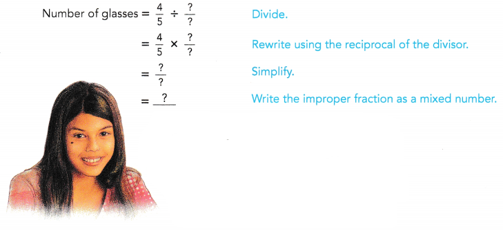 Math in Focus Grade 6 Chapter 3 Lesson 3.1 Answer Key Dividing Fractions 23