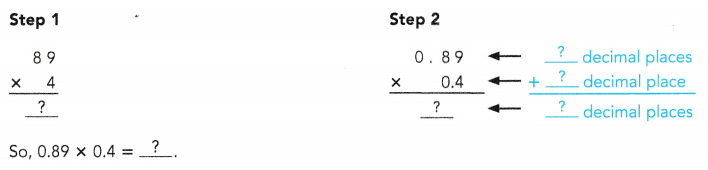 Math in Focus Grade 6 Chapter 3 Lesson 3.2 Answer Key Multiplying Decimals 9