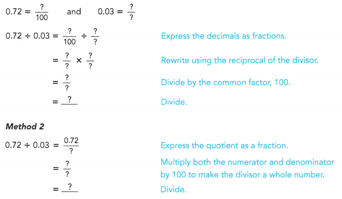 Math in Focus Grade 6 Chapter 3 Lesson 3.3 Answer Key Dividing Decimals 8
