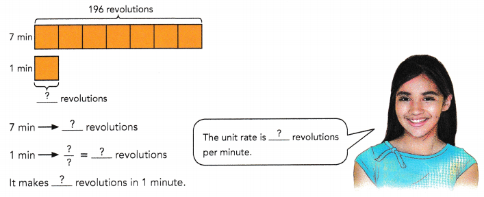Math in Focus Grade 6 Chapter 5 Lesson 5.2 Answer Key Real-World Problems Rates and Unit Rates 1