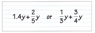 Math in Focus Grade 7 Chapter 3 Lesson 3.1 Answer Key Adding Algebraic Terms 9