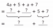 Math in Focus Grade 7 Chapter 3 Lesson 3.3 Answer Key Simplifying Algebraic Expressions 8