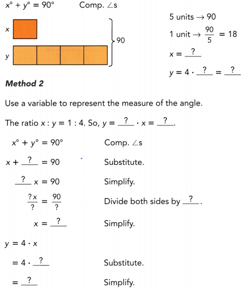 Math in Focus Grade 7 Chapter 6 Lesson 6.1 Answer Key Complementary, Supplementary, and Adjacent Angles 12