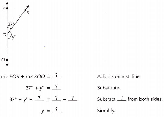 Math in Focus Grade 7 Chapter 6 Lesson 6.1 Answer Key Complementary, Supplementary, and Adjacent Angles 9