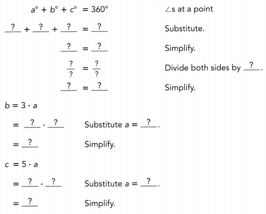 Math in Focus Grade 7 Chapter 6 Lesson 6.2 Answer Key Angles that Share a Vertex 6