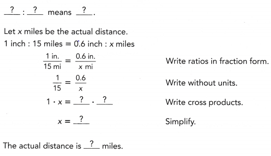 Math in Focus Grade 7 Chapter 6 Lesson 7.5 Answer Key Understanding Scale Drawings 4