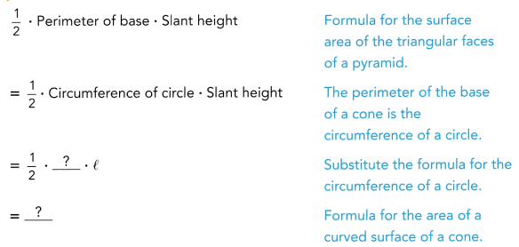 Math in Focus Grade 7 Chapter 8 Lesson 8.3 Answer Key Finding Volume and Surface Area of Pyramids and Cones 12
