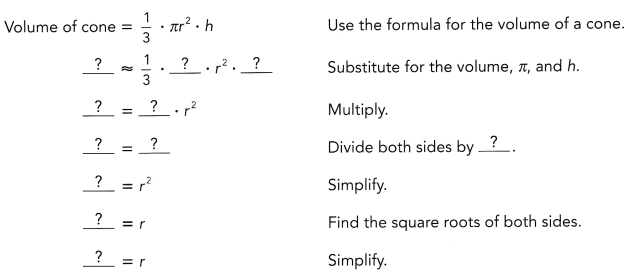 Math in Focus Grade 7 Chapter 8 Lesson 8.3 Answer Key Finding Volume and Surface Area of Pyramids and Cones 8