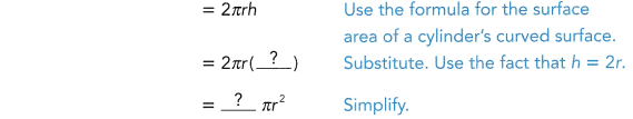 Math in Focus Grade 7 Chapter 8 Lesson 8.4 Answer Key Finding Volume and Surface Area of Spheres 5