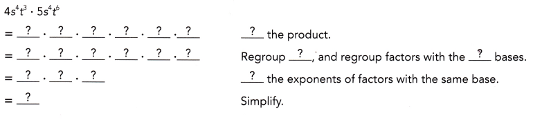 Math in Focus Grade 8 Chapter 1 Lesson 1.2 Answer Key The Product and the Quotient of Powers 4