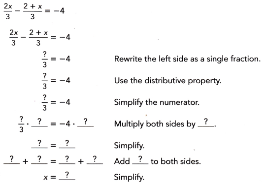 Math in Focus Grade 8 Chapter 3 Lesson 3.1 Answer Key Solving Linear Equations with One Variable 1