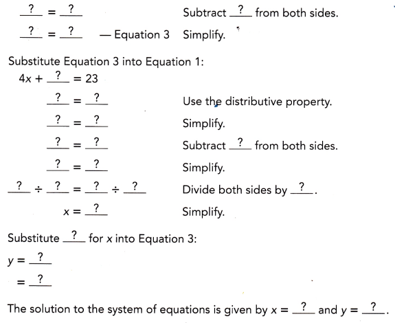 Math in Focus Grade 8 Chapter 5 Lesson 5.2 Answer Key Solving Systems of Linear Equations Using Algebraic Methods 4