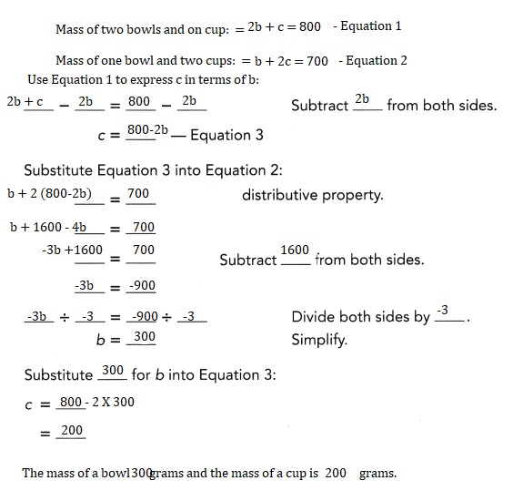 Math in Focus Grade 8 Chapter 5 Lesson 5.3 Answer Key Real-World Problems Systems of Linear Equations-1