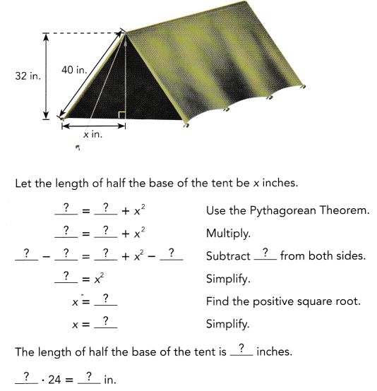 Math in Focus Grade 8 Chapter 7 Lesson 7.1 Answer Key Understanding the Pythagorean Theorem and Plane Figures 15